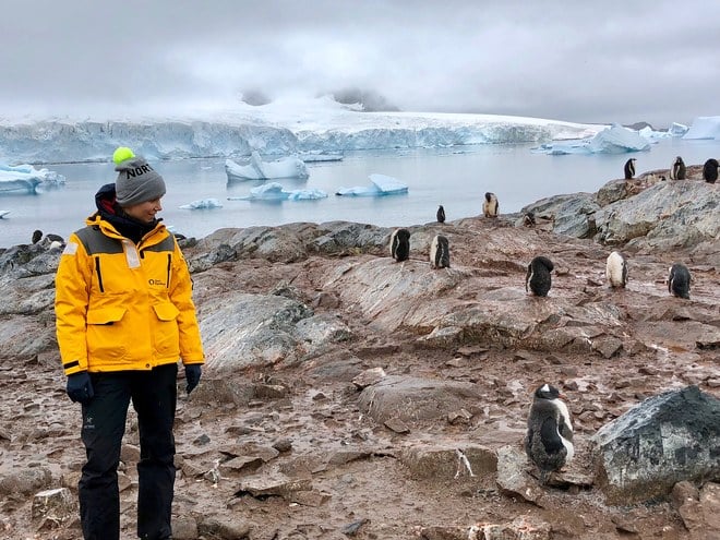 Indre Rockefeller in Antarctica