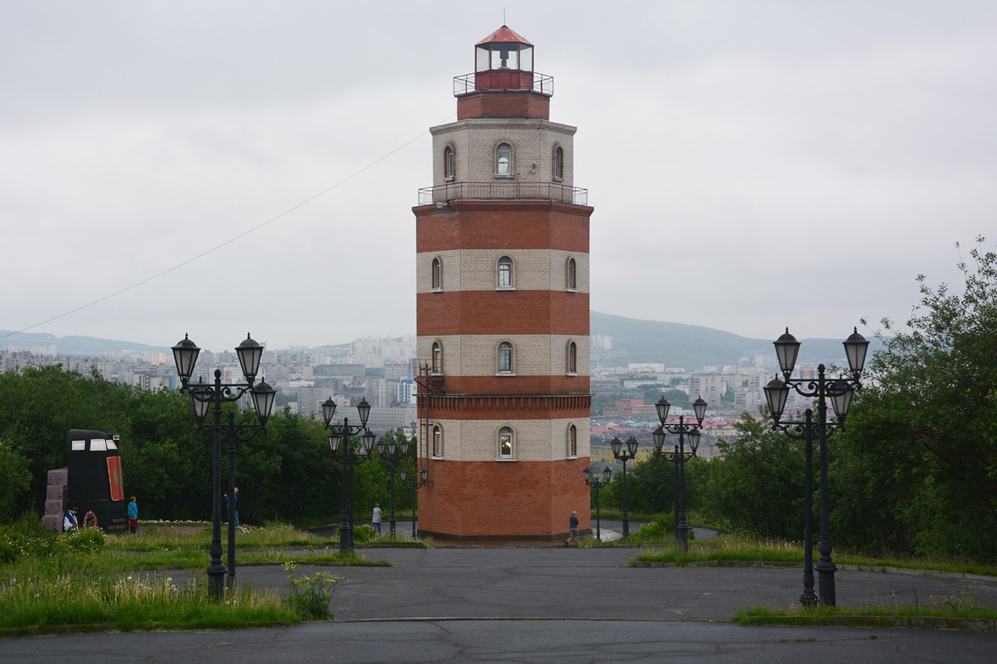 Murmansk, Russia, the largest city in the world north of the Arctic Circle, has a long naval history. 