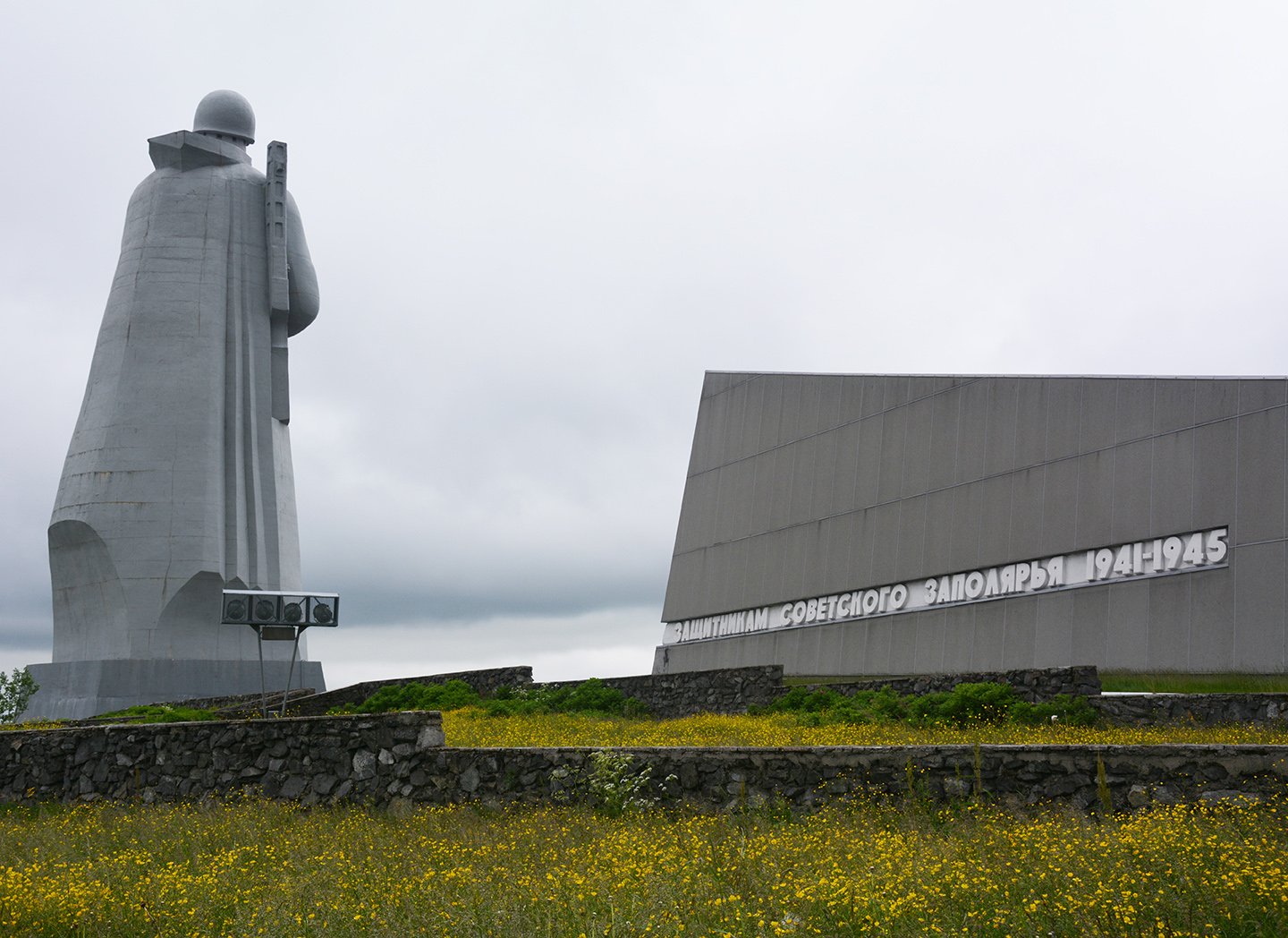 The monument to Alyosha in Murmansk, Russia, honors soldiers of the Second World War.