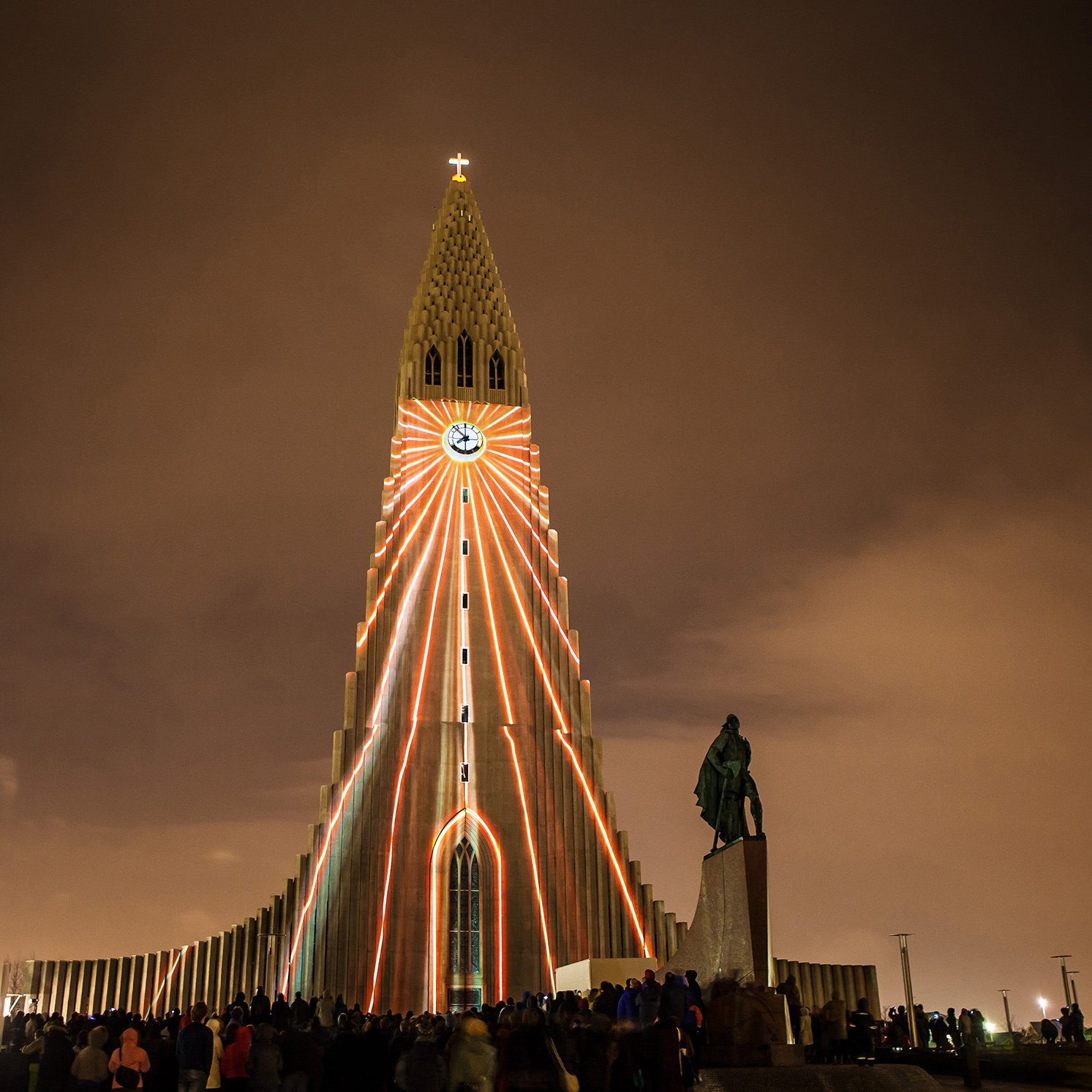 The Hallgrimskirkja Church, which towers over the capital of Reykjavik, is among the many architectural structures to visit in Iceland.