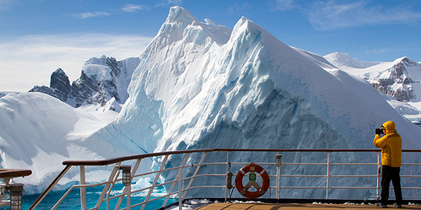 Small ship expeditions offer spectacular polar photography off the open decks.