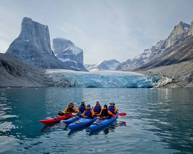 Kayaking in the Arctic