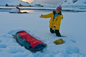 Camping in Antarctica Dave and Deb